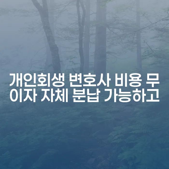 진안군 개인회생신청절차 개인파산 잘 하는 사무소
