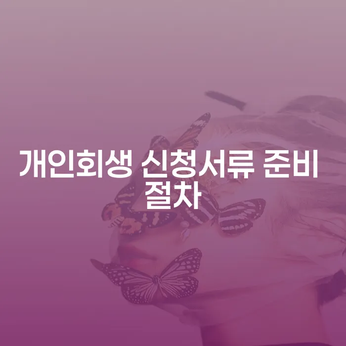 개인회생 신청서류 준비 절차는 어떻게 진행될까요?