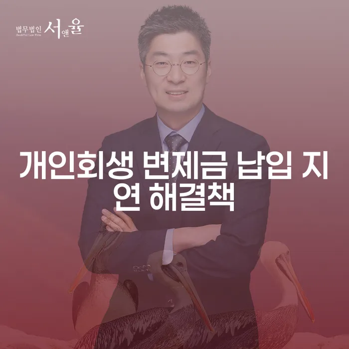 개인회생 변제금 납입 지연, 어떻게 해결할 수 있을까요?